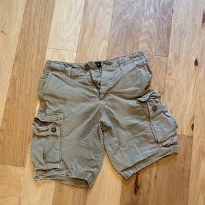 Mens Khaki American Eagle Shorts